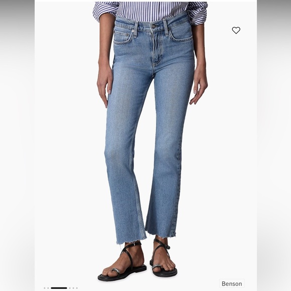 Rag & Bone The Peyton Mid-Rise Ankle Bootcut Jeans Size 28 In Benson NWT - Picture 1 of 13